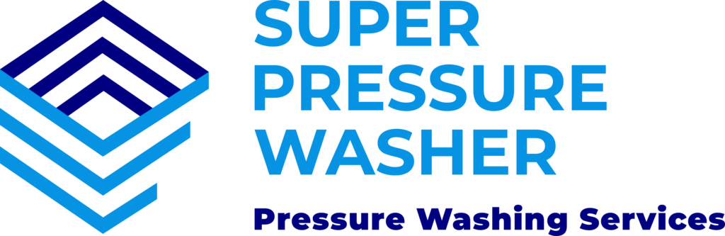 Blue logo for Super Pressure Washer